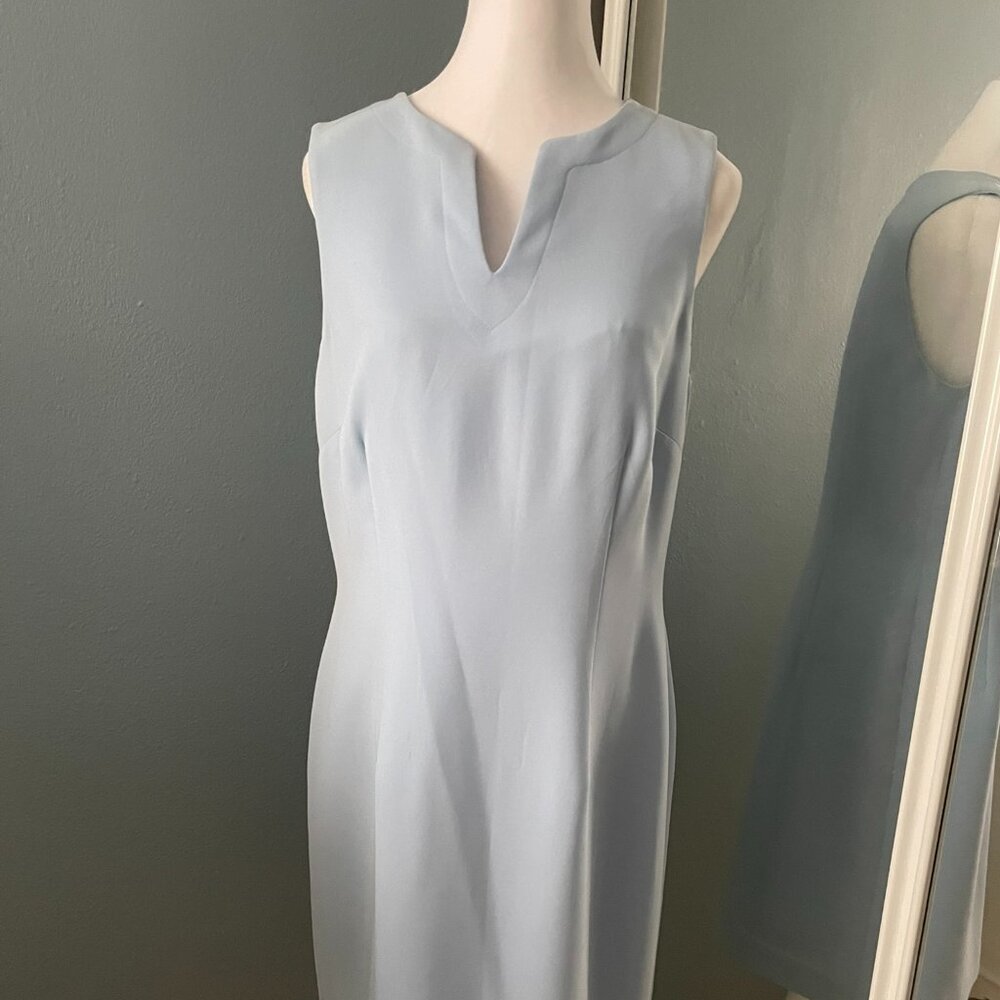 Light Blue Sheath Dress
